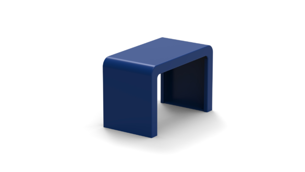 dark blue outdoor seating from steel