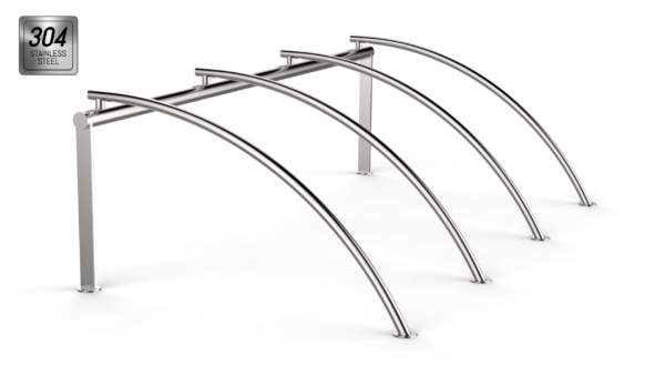 Bike parking rack stainless steel