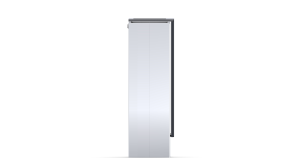 stainless steel frame outdoor waste bin