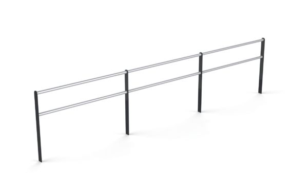 pedestrian barrier from steel