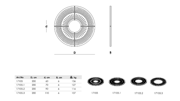 steel root protectors dimensions