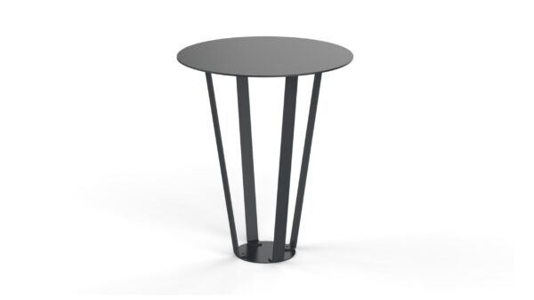 small round table from steel