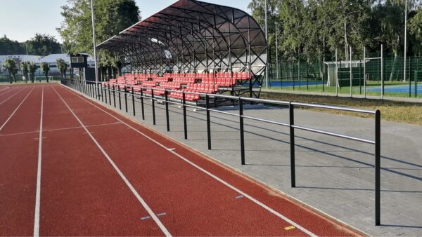 separation barrier in sport stadium