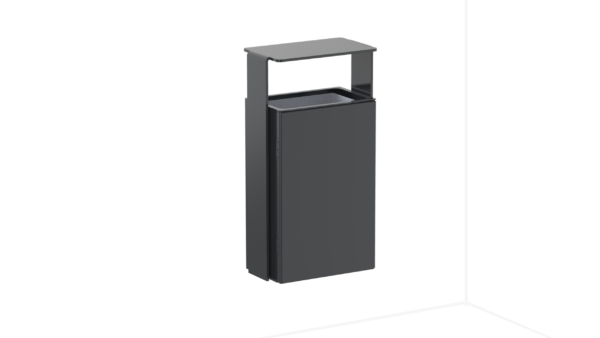 wall mounted trash bin